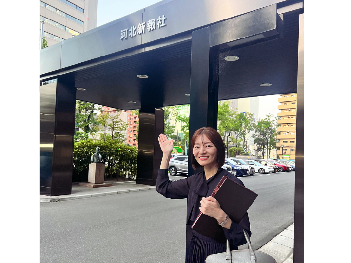 河北新報社様より取材を受けました